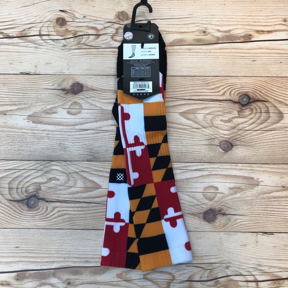 Stance MLB Diamond Pro Orioles Flag OTC Socks - Picture 4 of 16